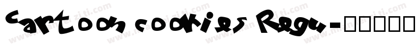 Cartoon cookies Regu字体转换